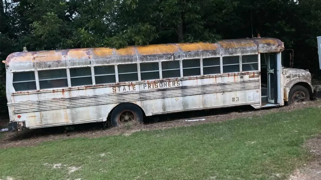 An old prison bus found for sale on Facebook Marketplace